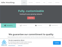 Tablet Screenshot of idlehosting.biz